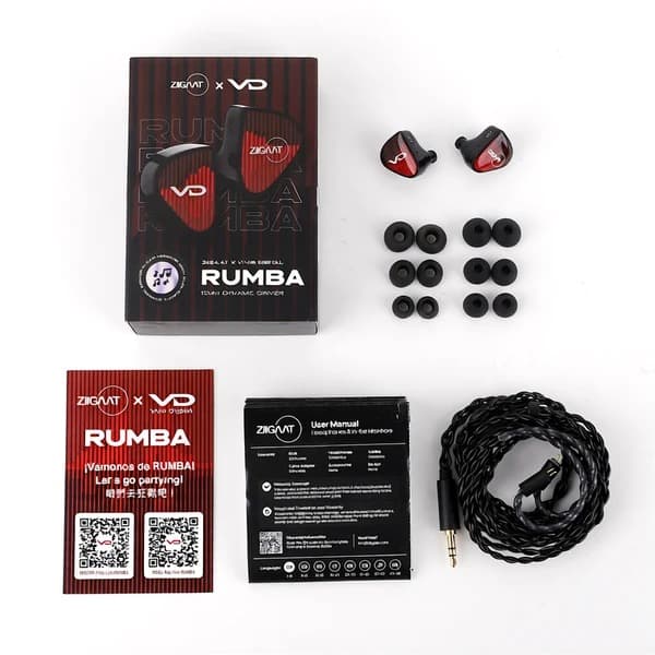 ZiiGaat x Vivir Digital: RUMBA 10mm Graphene Dynamic Driver IEM, photo 2 of 2
