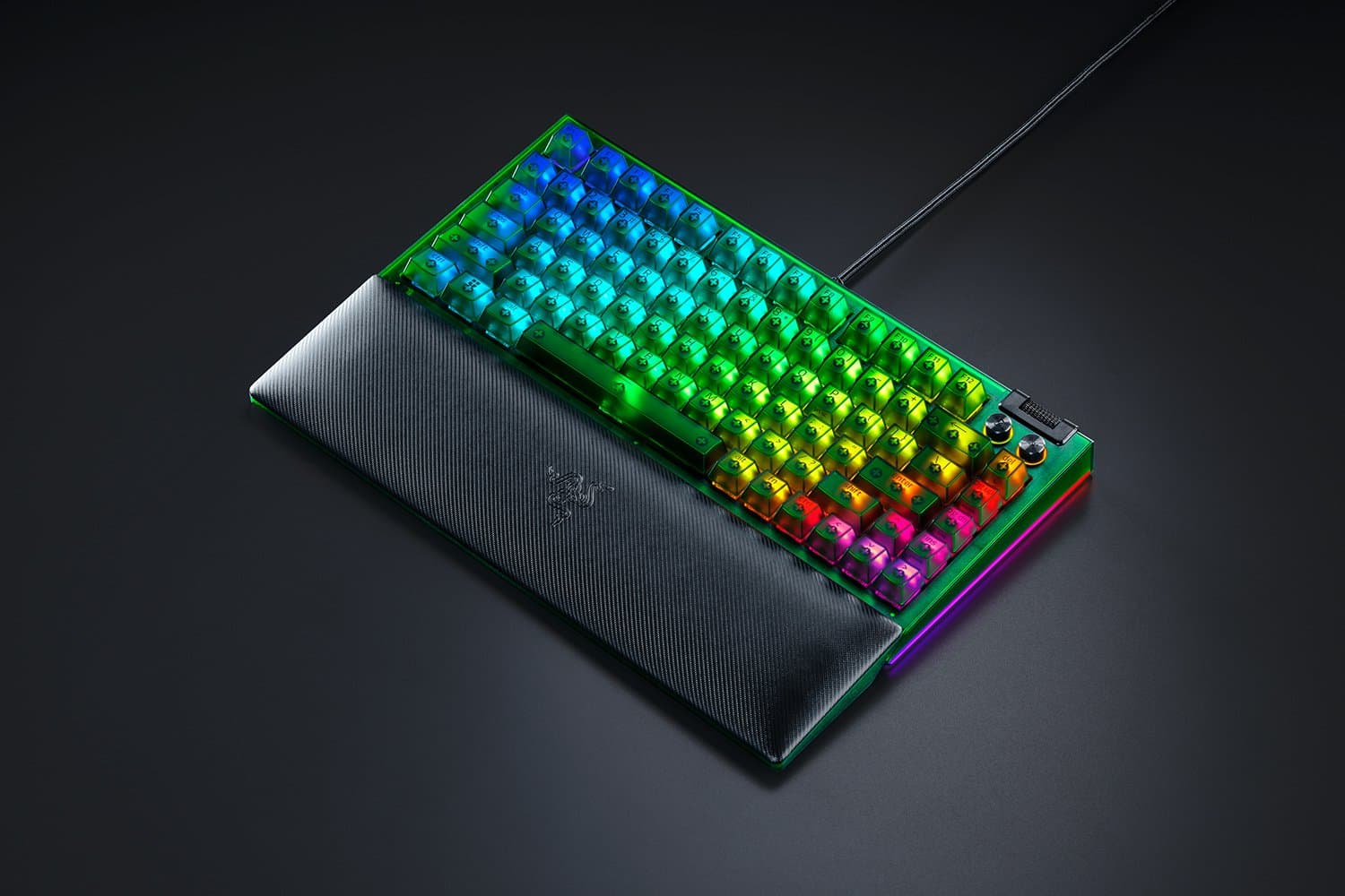 Razer BlackWidow V4 75% Phantom Green Edition, photo 2 of 2